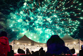 Silvester mit Zelten feiern