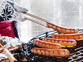 Im Winter grillen