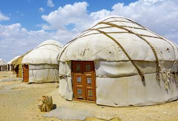 Eine Jurte damals