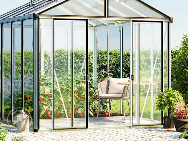 Ein lichtdurchlässiges Gewächshaus aus Glas kaufen