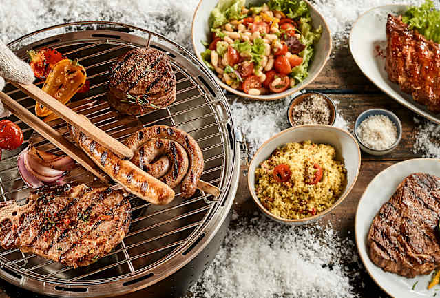Im Winter lecker grillen