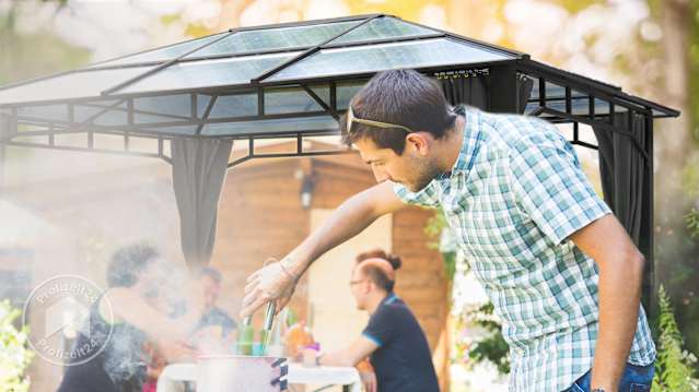 Mit einem Gartenpavillon den Garten in Szene setzen