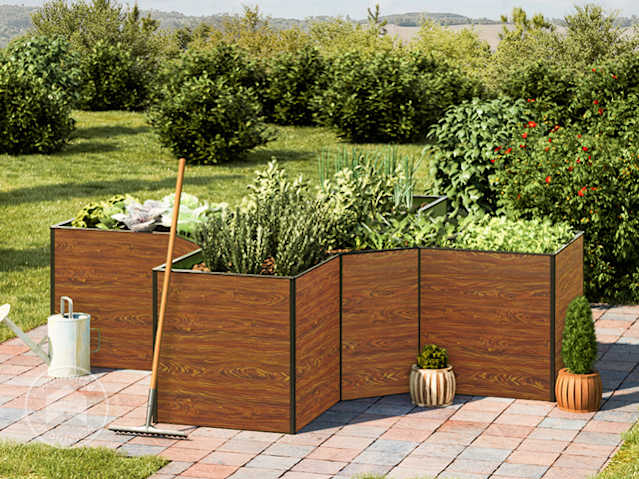 Ein Hochbeet in Holzoptik kaufen