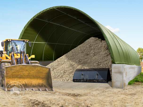 Robuste Hackschnitzellager müssen trocken und luftdurchlässig sein