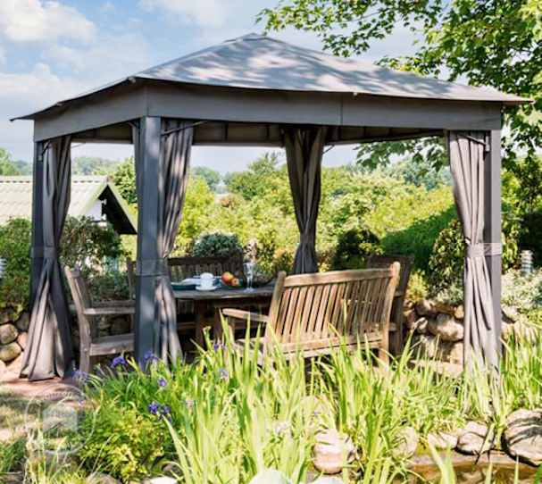 Ein kleiner Gartenpavillon 3x3 m