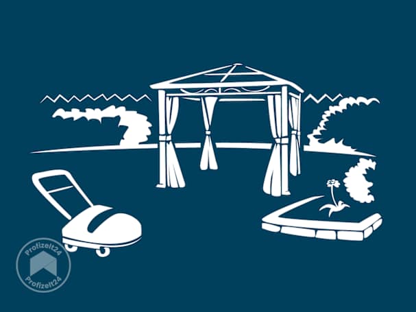 Stabile Gartenpavillons unterliegen im Schrebergarten dem Bundeskleingartengesetz