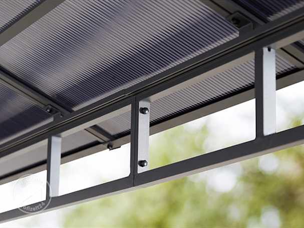 Der Gartenpavillon 3x4 mit robustem Stahl-Gestell