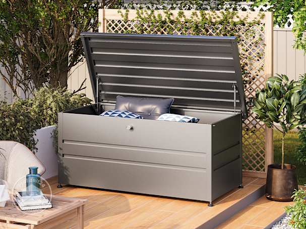 Eine Gartentruhe für Gartengeräte kaufen