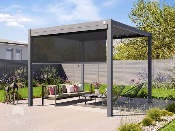Pergola-Rollo: stilvoll geschützt