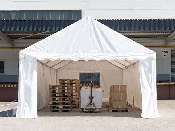 Stabiles Lagerzelt 3x6 m als wetterfestes warendepot