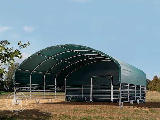 Einen mobilen Rinderstall in großer Größe kaufen