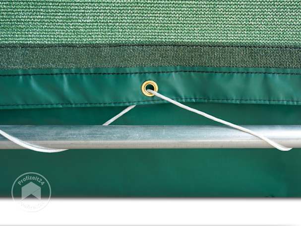 PVC-Streifenvorhang als optimaler Windschutz