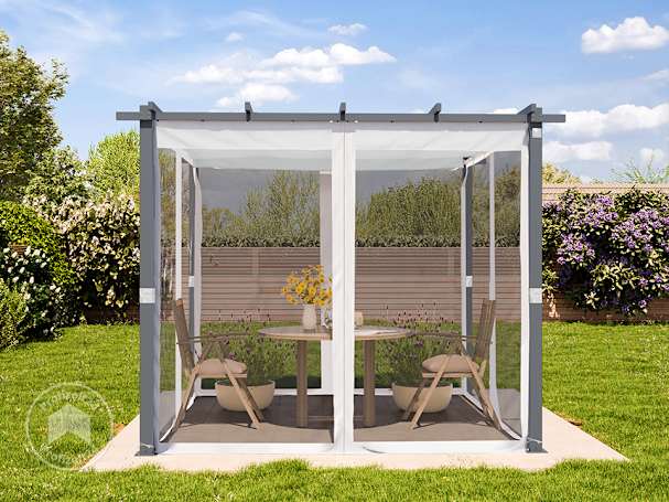 Pergola-Moskitonetze für eine mückenfreie Auszeit