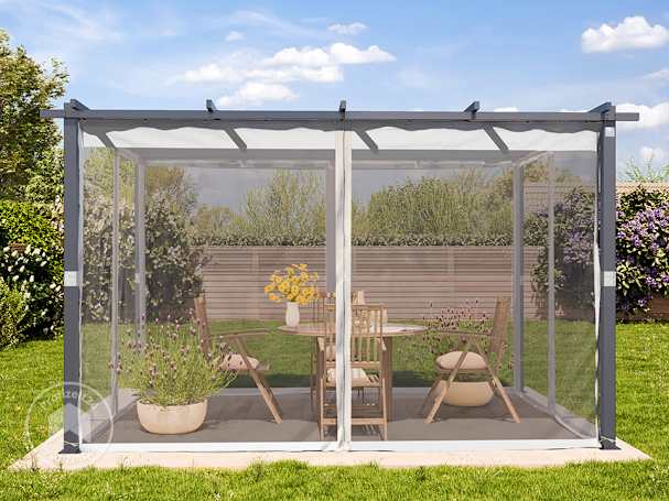 Pergola-Moskitonetze für eine sorgenfreie Auszeit