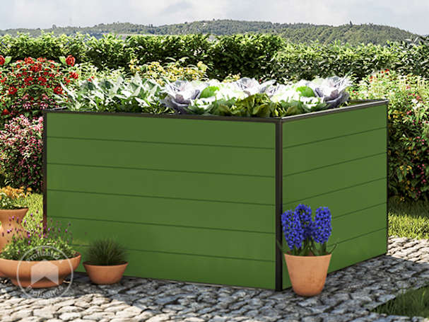 Ein kleines Hochbeet ist perfekt für Anfänger geeignet