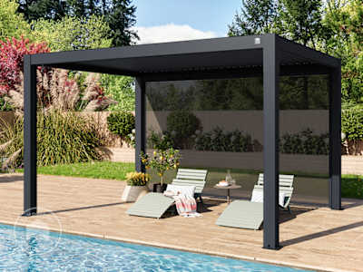 Rullgardin för Deluxe-pergola