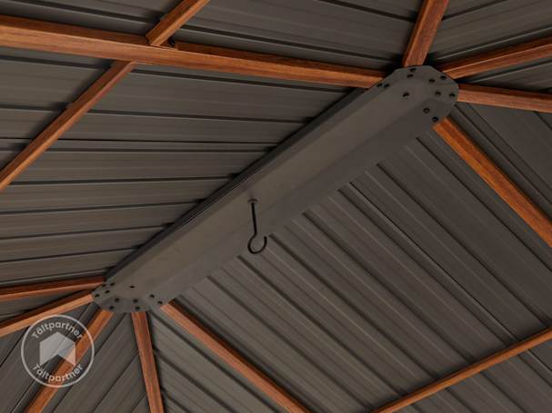 Plattor av stål til paviljong