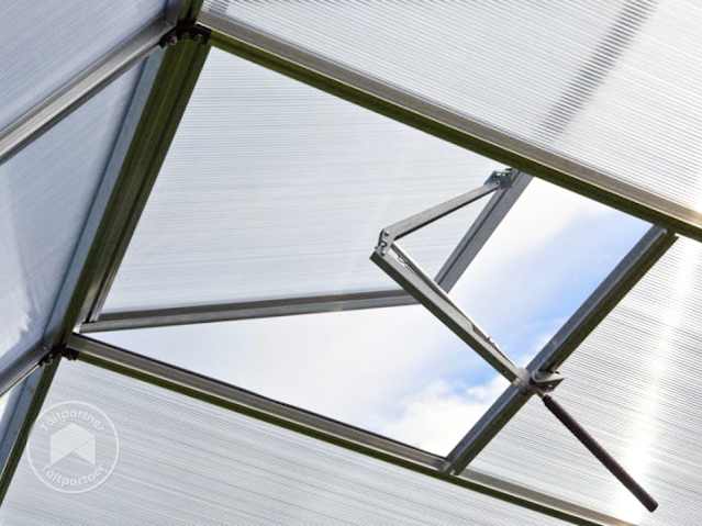 Utrusta växthuset med en automatisk fönsteröppnare