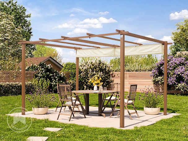 Køb af en mellemstor pergola