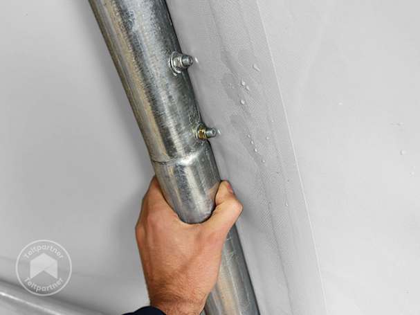 Containerteltet er konstrueret til brug året rundt