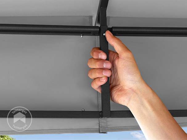 Bygg den stabile paviljong 3x3 m