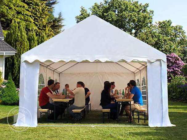 Fleksibelt 4x8 m partytent