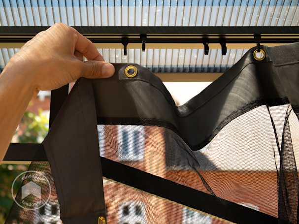 Zanzariera per gazebo da giardino