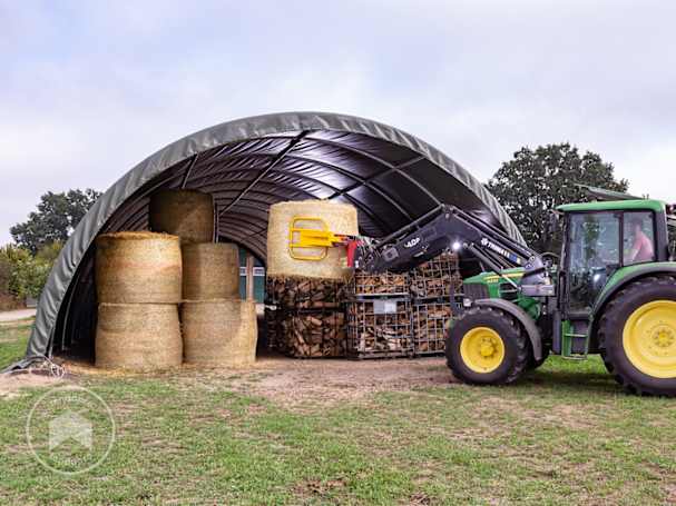 Tunnel agricolo per lo stoccaggio