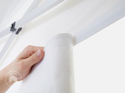Telo laterale bianco per gazebo