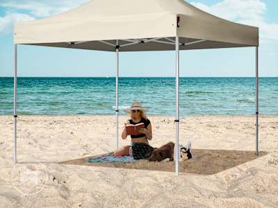 gazebo pieghevole da spiaggia