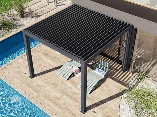 Pergola piccola in alluminio 3x3 m