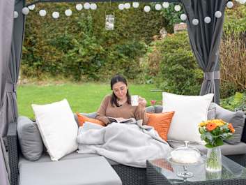 Gazebo come salotto all'aperto