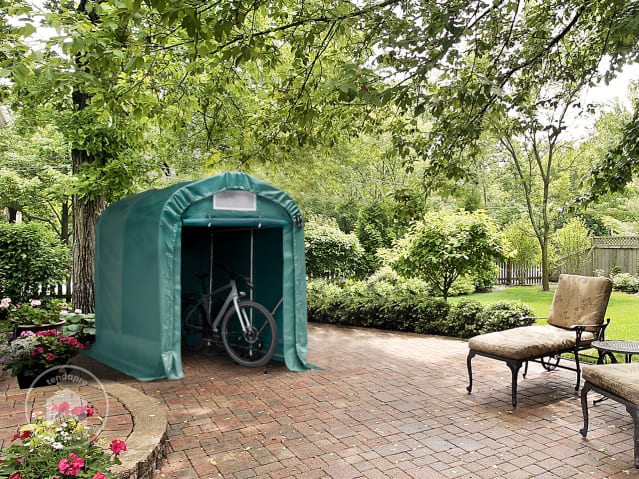 Garage mobili e casette da giardino come box per biciclette