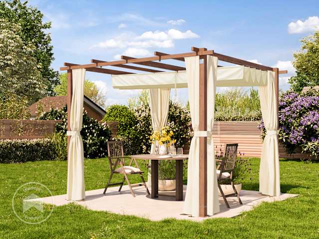 Tende laterali per pergola