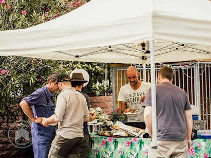 Gazebo per mercatini e mercati