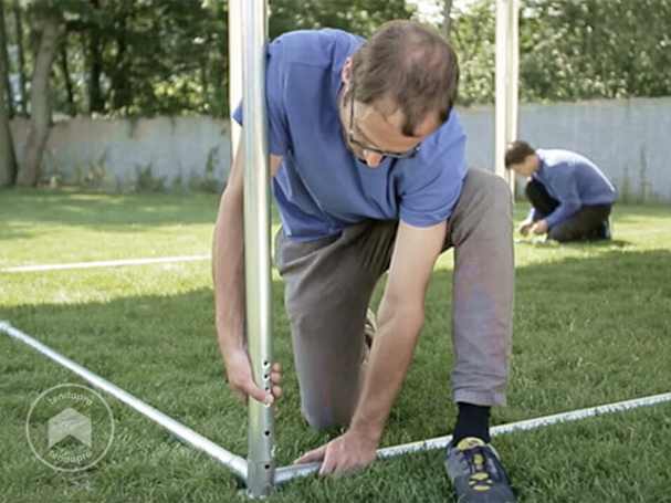 Telaio perimetrale montaggio