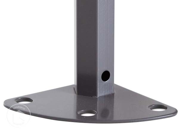 Base verniciata a polvere di una tenda pieghevole