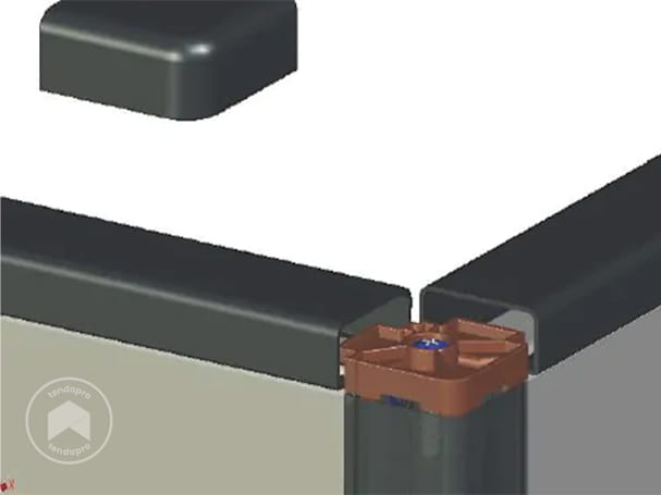 agganciare i bordi dell'orto rialzato