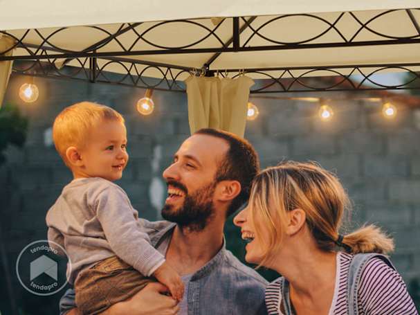 Gazebo da giardino Paradise per tutta la famiglia