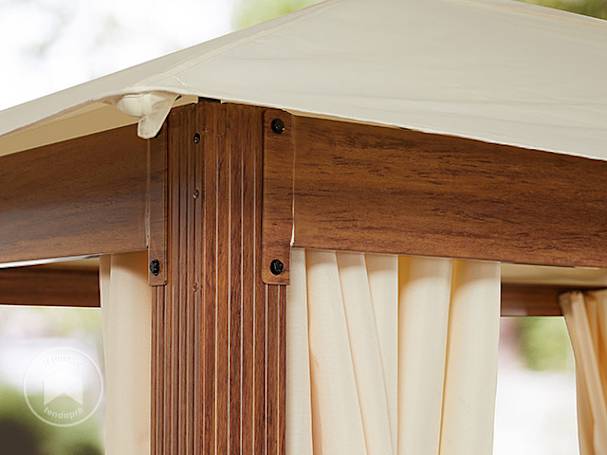 Gazebo da giardino in legno per esterno