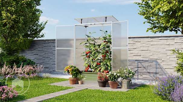 Comprar estufas resistentes para o cultivo caseiro de tomates