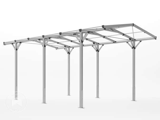Construir uma carport é fácil com o nosso kit de construção